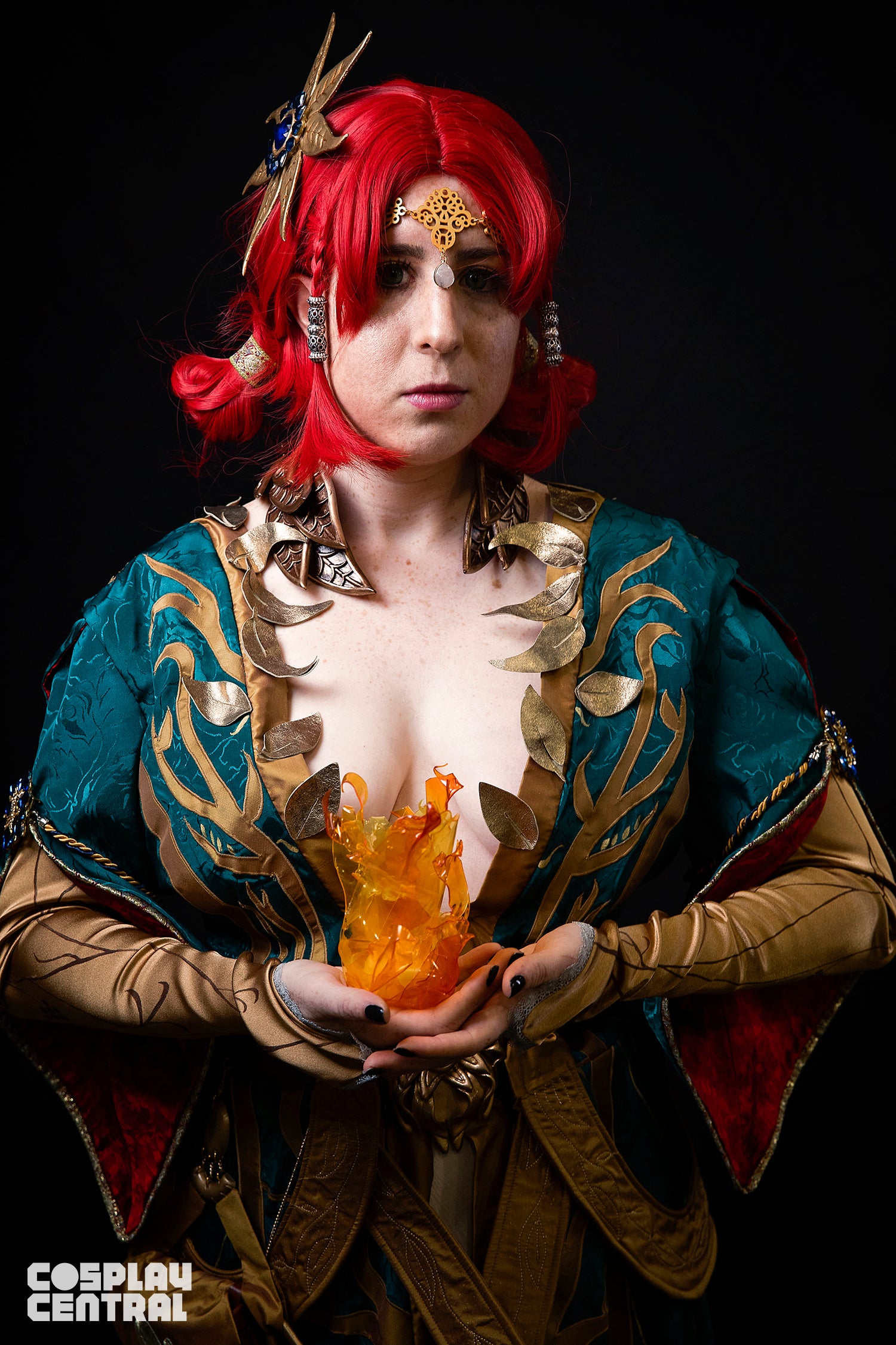 Cornetto Cosplay as Triss Merigold from The Witcher 3: Wild Hunt video game.